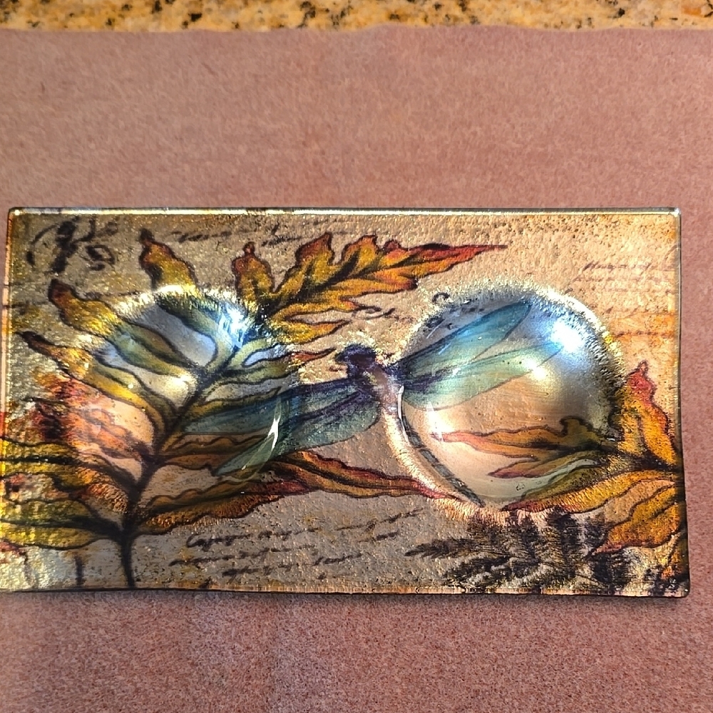 Blue and Gold Tealight Holder